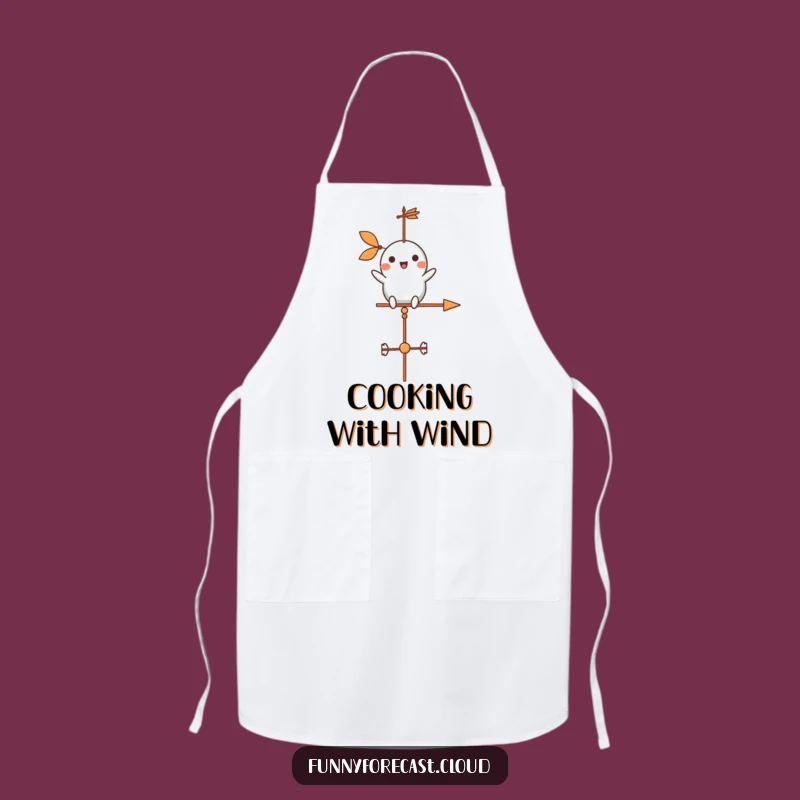 Funny Weather Vane Apron: Cheerful Spin for Hilarious Cooking and Kitchen Fun
