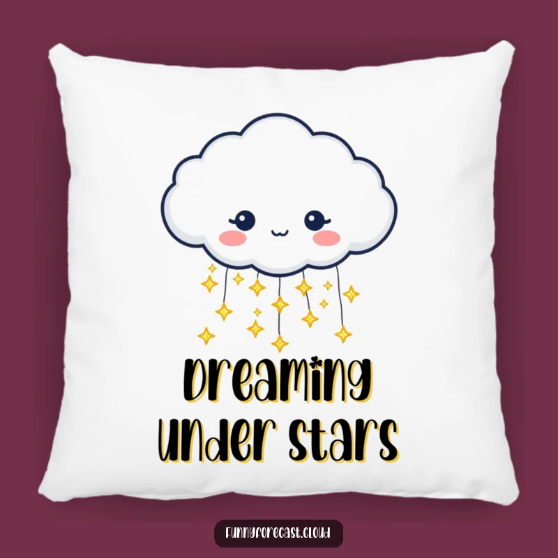 Cozy Star Shower Pillow: Funny Magic Cloud Comfort Gift