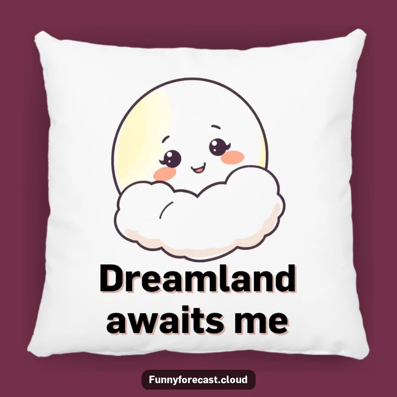 Funny Moon Smiling Pillow: Cozy Cuddles, Adorable Gift