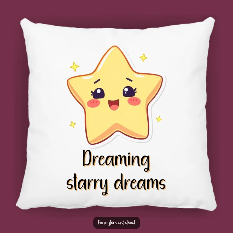 Funny Star Pillow - Cozy Twinkling Comfort Gift