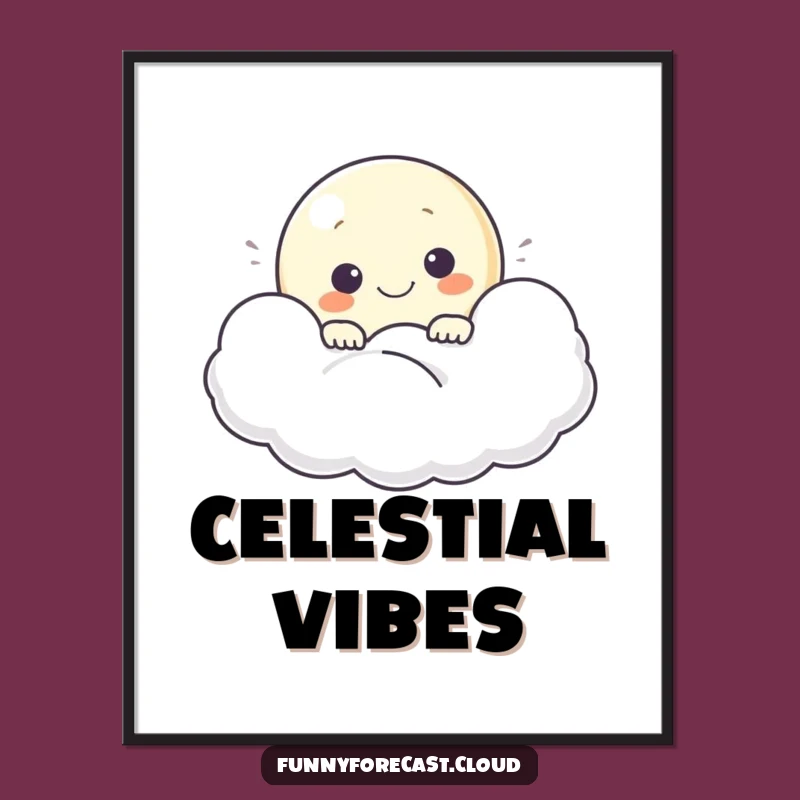 Funny Moon Digital Art - Instant Calm Download Gift