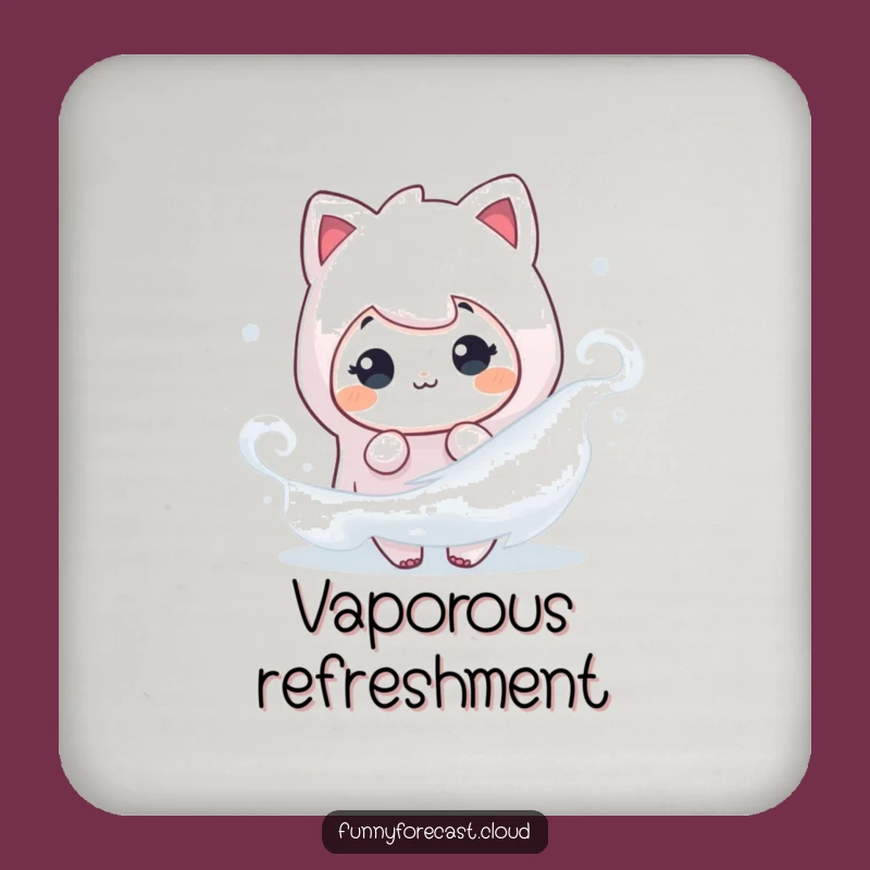 Funny Fog Coaster - Protect Surfaces with Mystery Gift