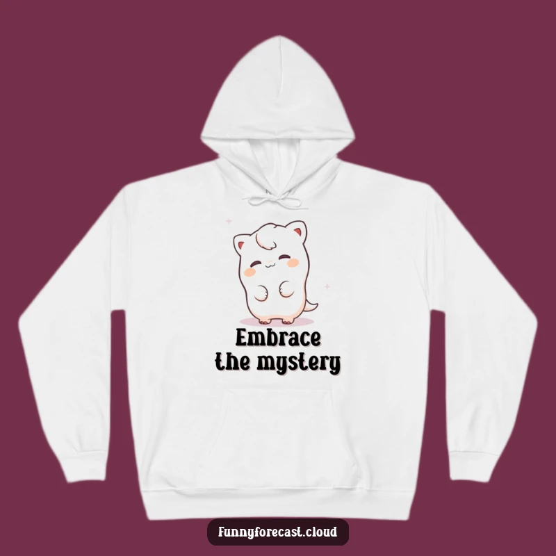 Funny Fog Peeking Hoodie: Cozy Mystery, Playful Gift