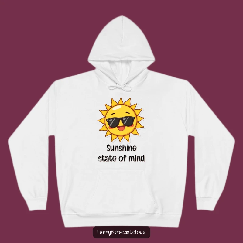 Funny Joyful Sun Hoodie: Cozy Up with Exaggerated Happiness