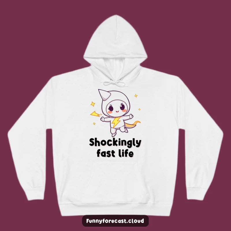 Funny Lightning Bolt Hoodie: Zipping into Comfort with this Hilarious Gift