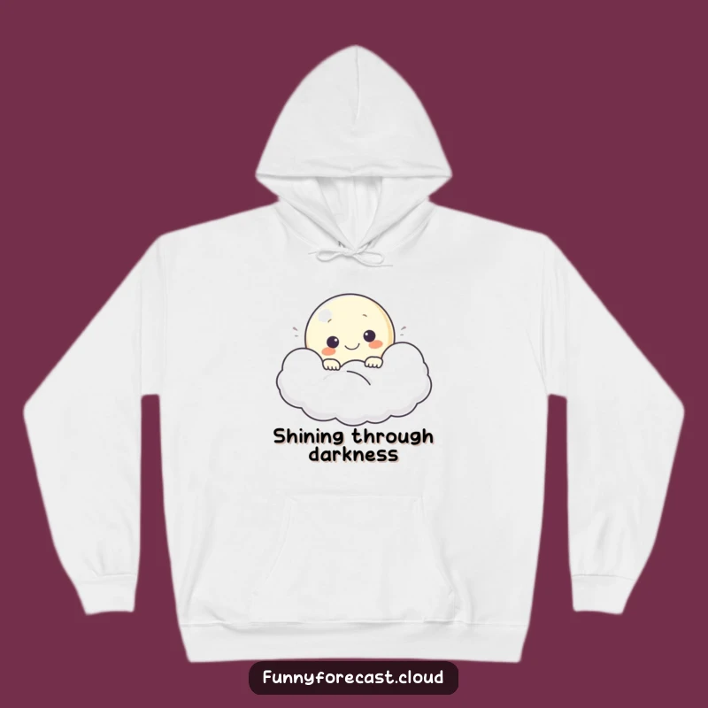 Funny Moon Hoodie - Cozy Cloud Comfort Smile Gift