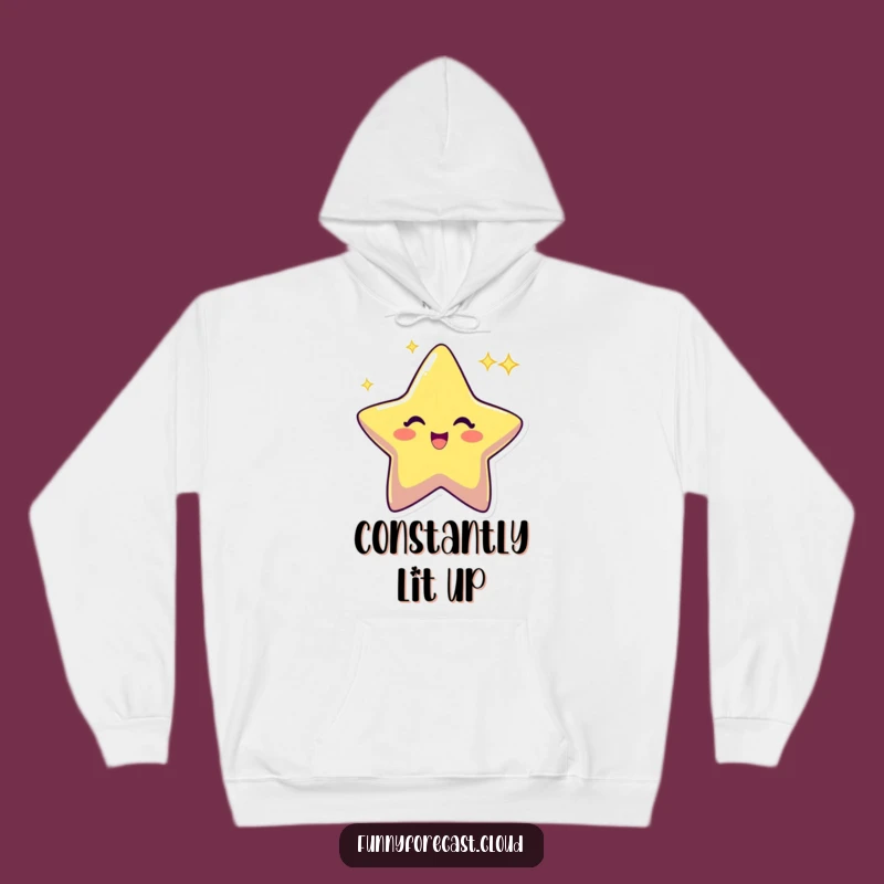 Funny Star Twinkling Hoodie: Cozy Sparkle, Perfect Gift for Bright Souls