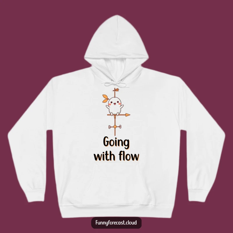 Cozy Funny Weather Vane Hoodie: Cheerful Spin for Hilarious Warmth and Comfort