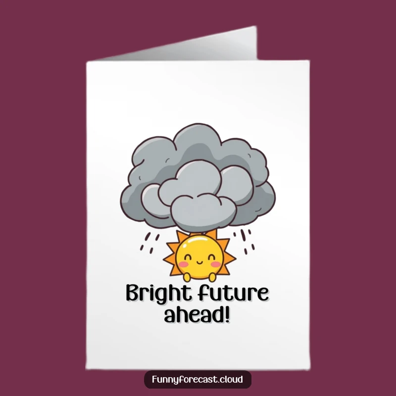 Free Printable Congrats Card: Sun After Storm, Hopeful Downloadable Gift