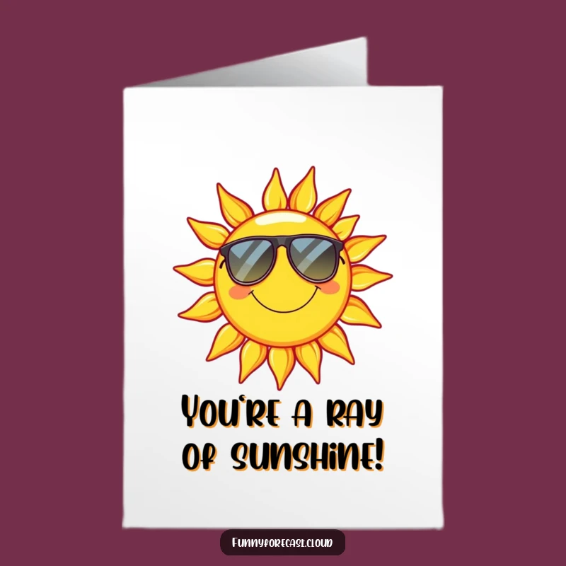 Free Printable Funny Congrats Card: Cool Sun Shades Celebration