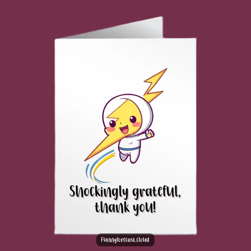 Free Printable Lightning Bolt Card: Sparkle Your Thanks with Energy!