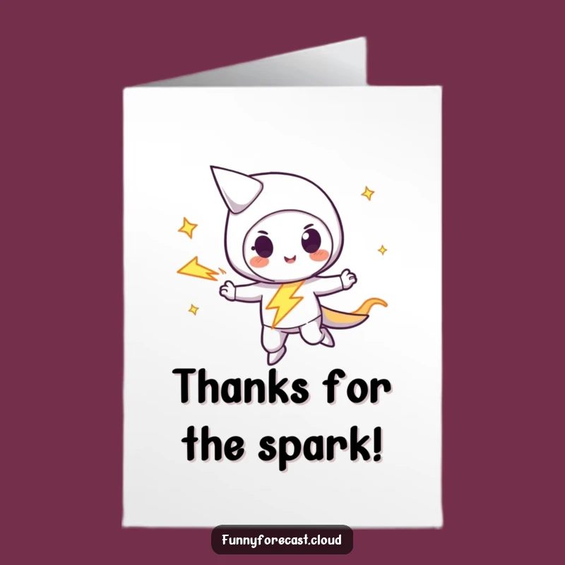 Free Printable Thank You Card: Zippy Lightning Bolt Appreciation Downloadable Gift!