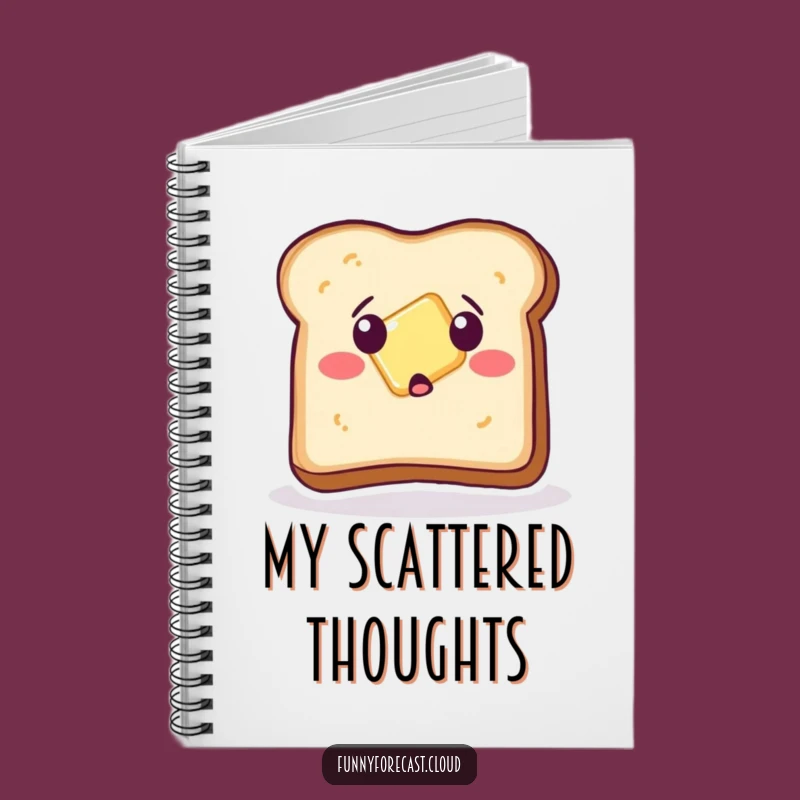 Funny Toast Notebook: Jot Down Surprises, Ideal Humorous Gift for Organizers