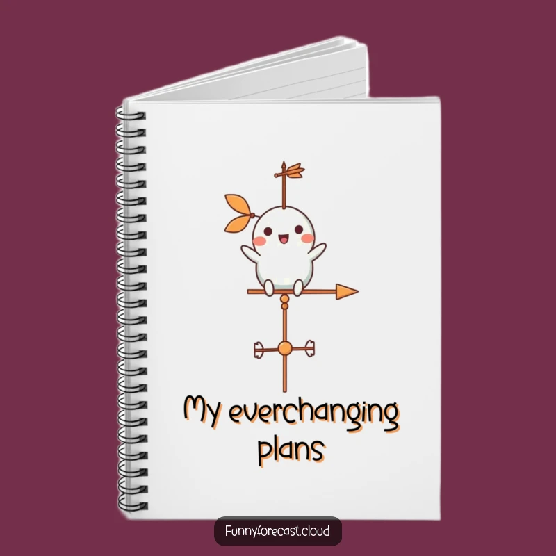 Funny Weather Vane Notebook: Cheerful Spin for Hilarious Ideas and Daily Notes