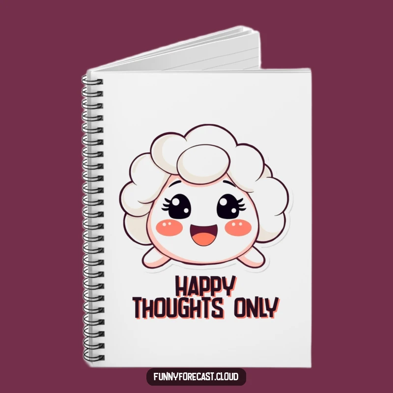 Happy Cloud Notebook: Funny Journal for Bright Ideas