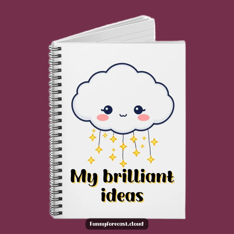 Starfall Notebook: Funny Magic Cloud Journal for Ideas