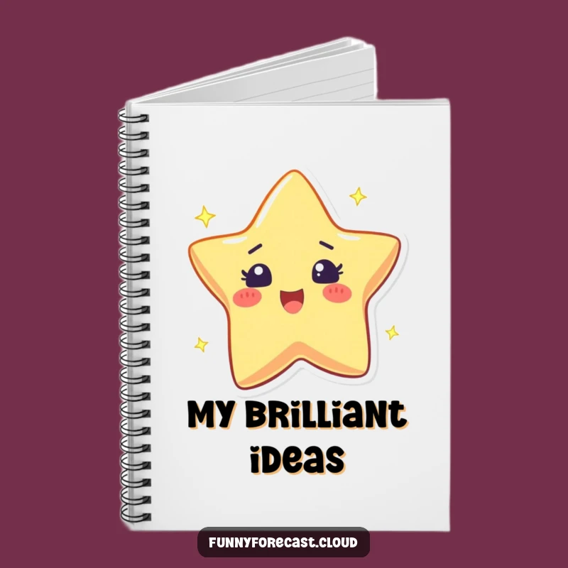 Funny Star Notebook - Capture Sparkling Ideas Gift