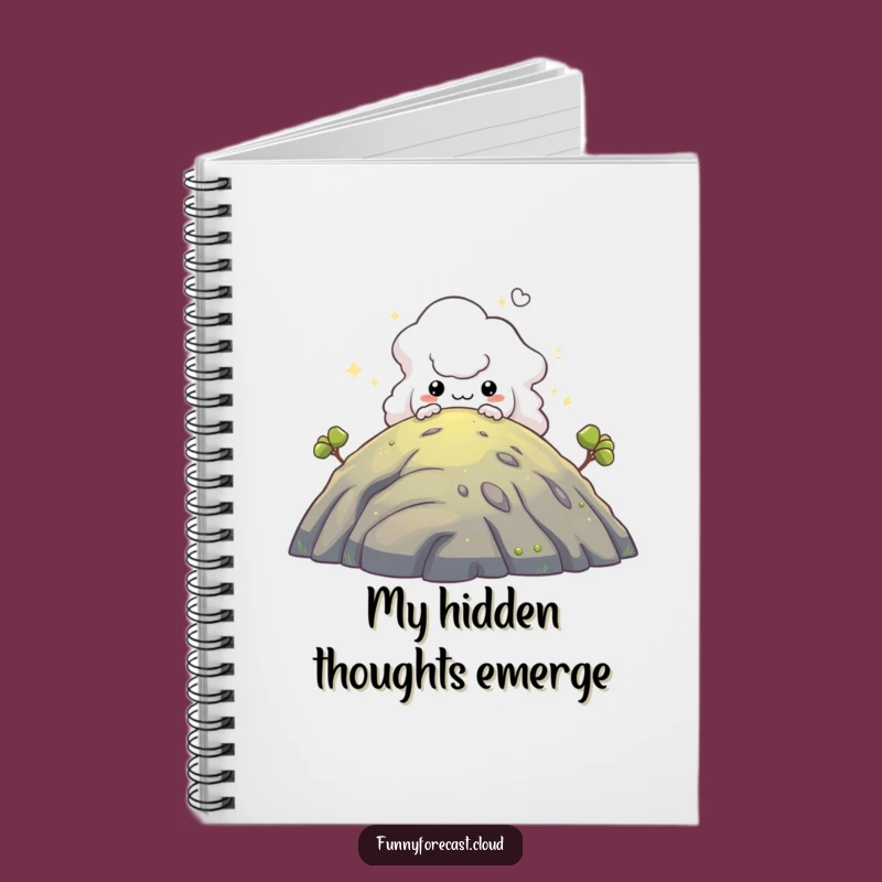 Funny Fog Creature Notebook - For Your Mysterious Notes