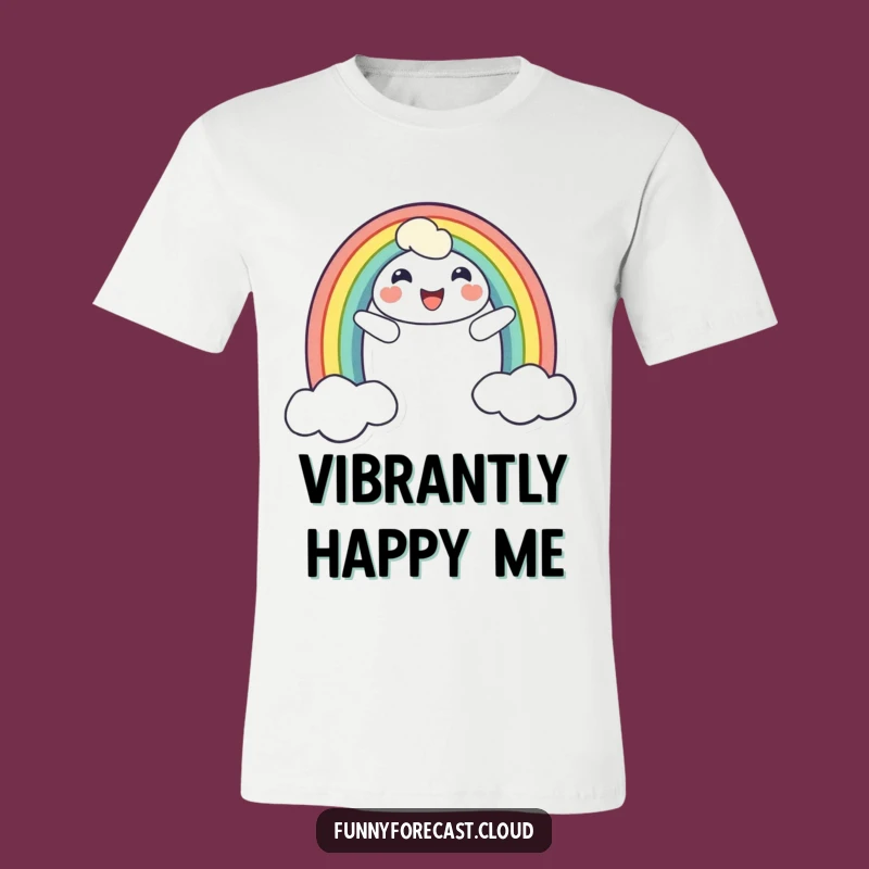 Funny Rainbow Smile T-Shirt - Wear Your Happiness with Pride