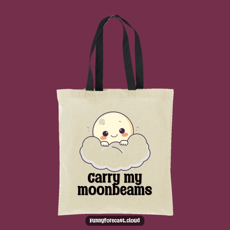 Funny Moon Tote Bag - Carry Your Smile Gift