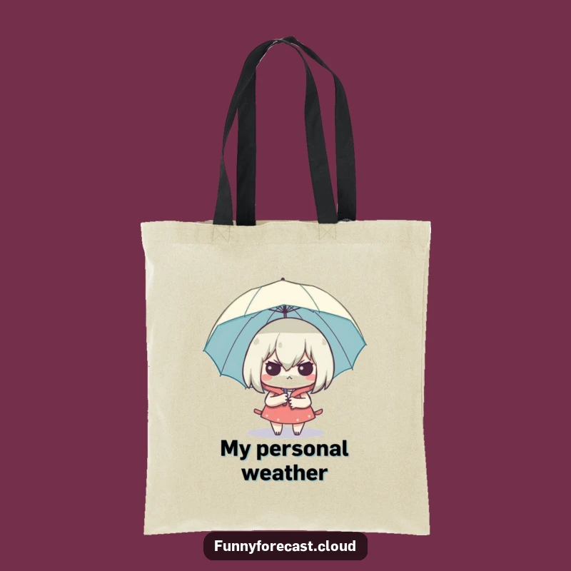 Funny Smug Umbrella Tote Bag: Carry Your Dryness, Practical Funny Gift!